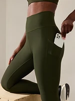 Interval Stash High Rise Tipped 7/8 Legging