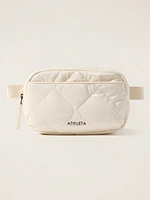 All About Shine Quilted Crossbody Belt Bag