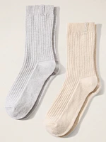 Daydream Waffle Sock 2-Pack