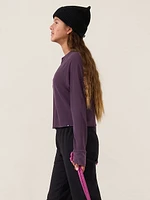 Athleta Girl Wander Waffle Henley Top