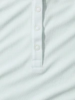 Athleta Girl Wander Waffle Henley Top