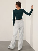 Athleta Girl Cozy Rib Wide Leg Pant