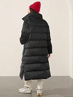 Sateen Long Puffer