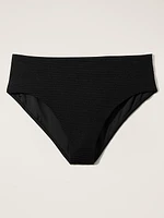 High Rise Pique Swim Bottom