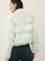 Summit Cropped Shine Puffer