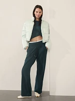 Summit Cropped Shine Puffer