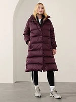 Sateen Long Puffer