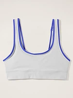 Breathe Longline Piping Bra A-C