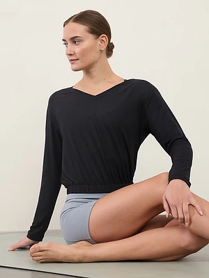 With Ease Bubble Hem Top