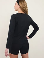 Essential Long V-Neck Top