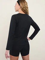 Essential Long V-Neck Top