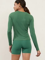 Signature Rib Crew Top