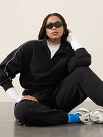Forever Fleece 1/2 Zip High Hip Sweatshirt