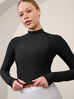 Interval Mock Neck Top