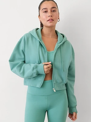 Forever Fleece Ultra Crop Full Zip