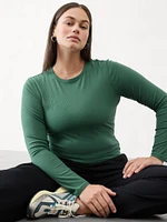 Signature Rib Crew Top
