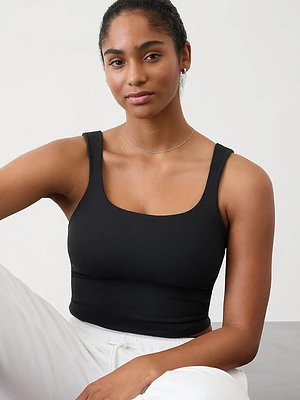 Transcend Square Neck Crop Bra A-C