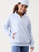 Athleta Girl All Day 1/4 Zip Sweatshirt