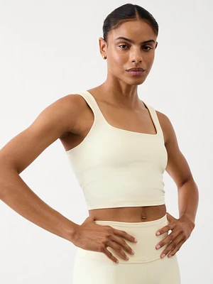Transcend Square Neck Crop Sports Bra A-C