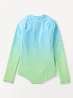 Athleta Girl Rashguard One Piece Ombre