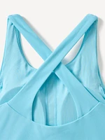 Athleta Girl High Neck Crop Tankini