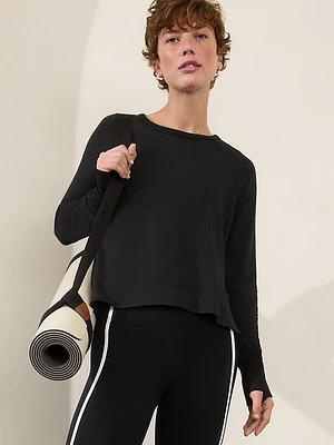 Coaster Luxe Rib High Hip Sweatshirt