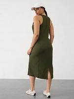 Seasoft Rib Midi Tank Dress