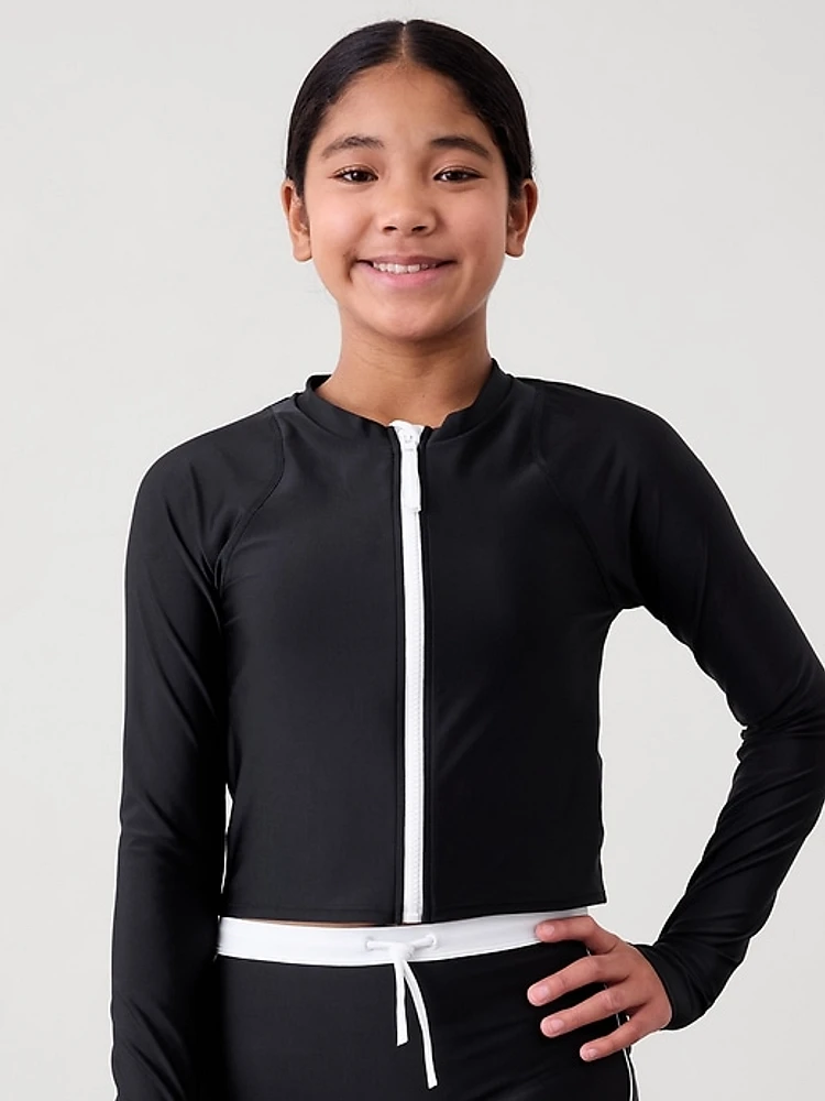 Athleta Girl Full Zip Rashguard