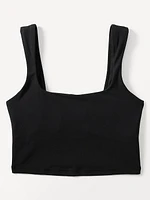 Transcend Square Neck Crop Bra A-C