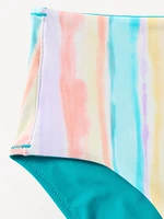 Athleta Girl Reversible High Rise Swim Bottom