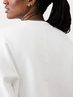 Forever Fleece Dolman Crop Sweatshirt