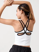 Athleta Girl Rise Above Strappy Crop Tank