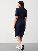 Signature Rib Mock Neck Dress