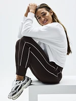 Forever Fleece Dolman Crop Sweatshirt