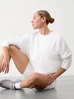 Forever Fleece Dolman Crop Sweatshirt