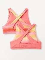 Athleta Girl Reversible High Neck Bikini Top