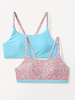 Athleta Girl Reversible Scoop Bikini Top