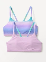 Athleta Girl Reversible Scoop Bikini Top
