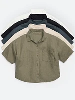 Retreat Linen Short Sleeve Shirt