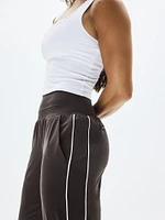 Signature Rib Square Neck Crop Tank