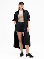 Drift Poplin Long Shirt Dress