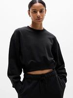 Heavyweight Terry Crop Crew Sweatshirt