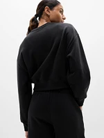 Heavyweight Terry Crop Crew Sweatshirt