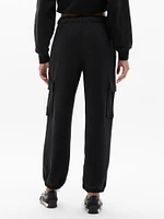 Terry Mid Rise Cargo Jogger
