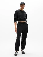Terry Mid Rise Cargo Jogger