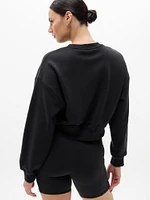 Heavyweight Terry Crop Crew Sweatshirt