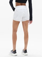 Mesh Racer Run Mid Rise 4 Short