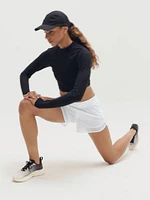Mesh Racer Run Mid Rise 4 Short