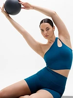Transcend Asymmetrical Crop Sports Bra