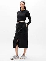Brooklyn Heights High Rise Cargo Skirt